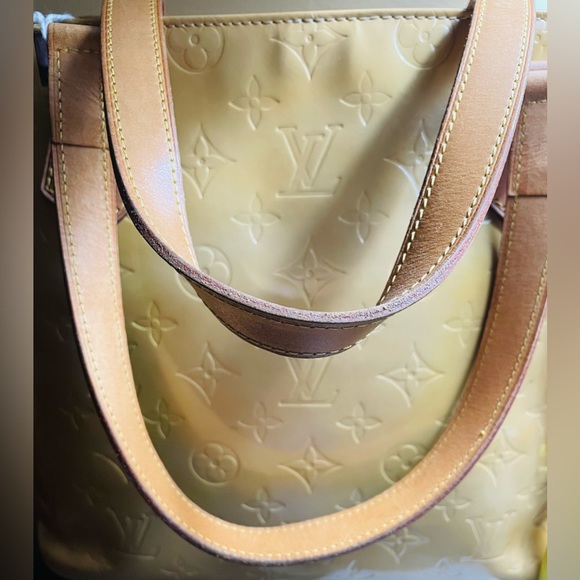 LOUIS VUITTON Louis Vuitton Vernis Houston Yellow LM0051  Women's Monogram. - Picture 5 of 8